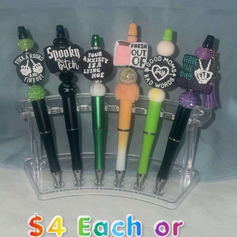Homemade beaded Ink Pens - Picture 7 of 15